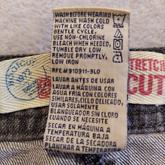 Faded Glory Stretch Bootcut Missy Petite Jeans Gray Size Missy 12 average 34x29 - Picture 10 of 16